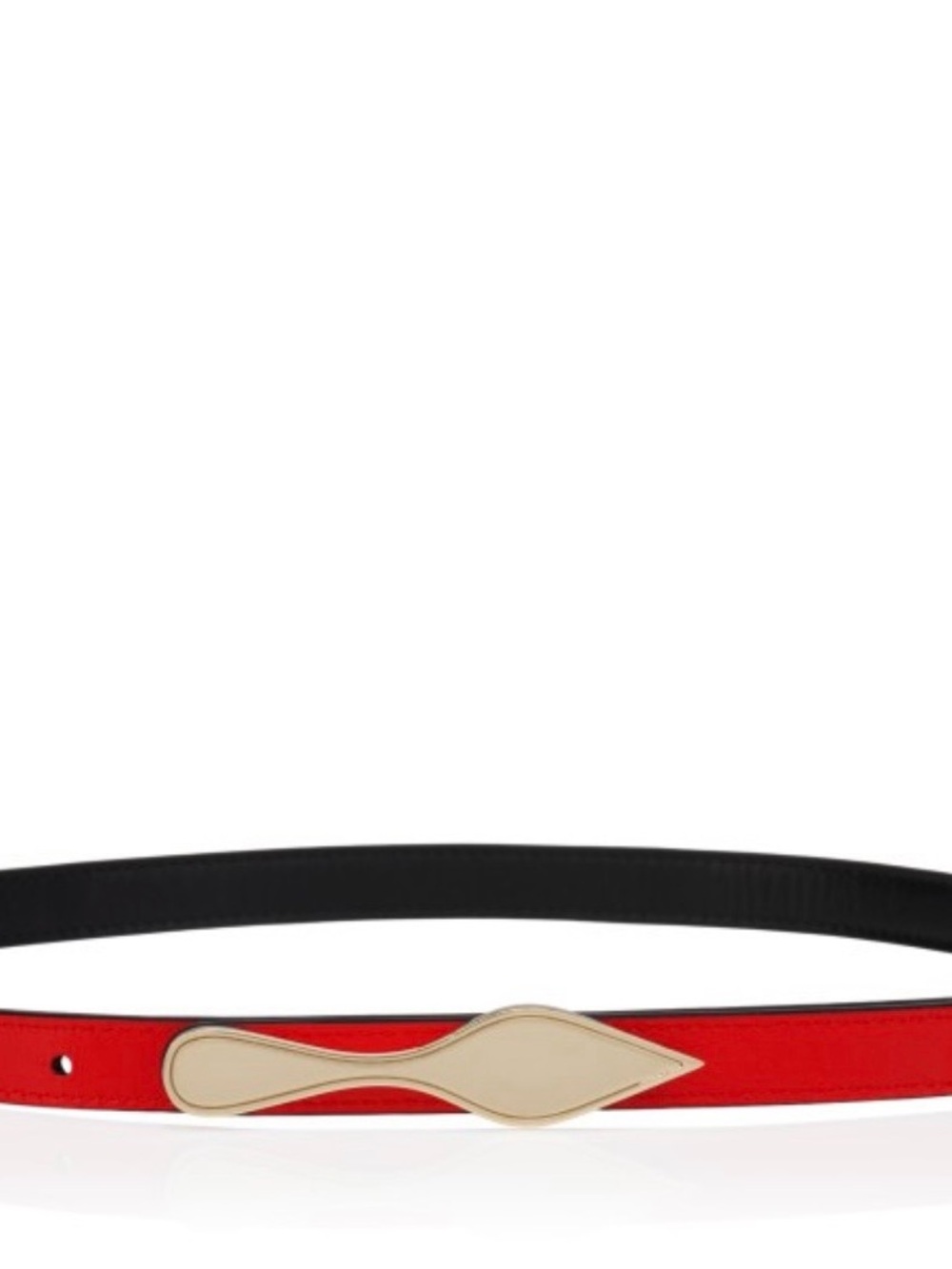 Christian Louboutin Bettina Belt - Smooth Calf Leather
Reversible Black OR Red